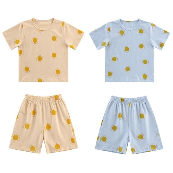 2020 summer baby girls home clothing cotton children's pajamas set air-conditioned clothing girls short sleeve shorts suit, White
2020 summer baby girls home clothing cotton children's pajamas set air-conditioned clothing girls short sleeve shorts suit, White