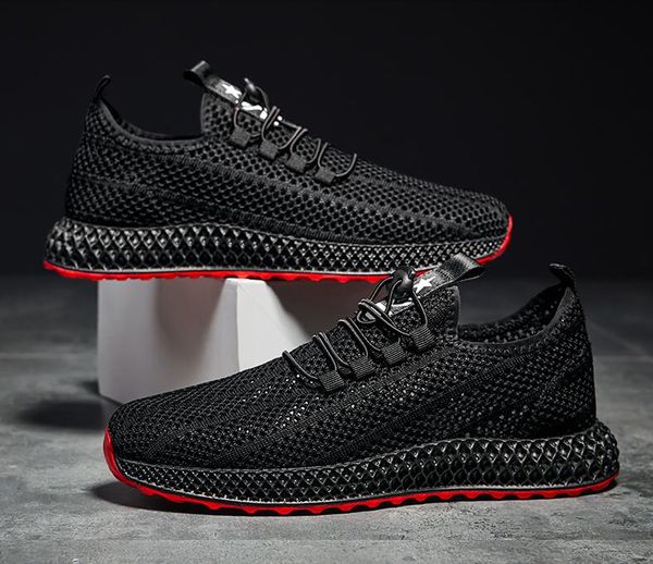 fashion casual shoes men sneakers summer breathable mesh men shoes 2019 new comfortable footwear mesh sport lace-up size 44, Black
fashion casual shoes men sneakers summer breathable mesh men shoes 2019 new comfortable footwear mesh sport lace-up size 44, Black