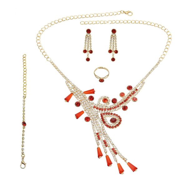 fashion crystal bridal set gold zircon rhinestone bib choker necklace drop earrings ring cuff bangles & bracelet wedding jewelry, Silver
fashion crystal bridal set gold zircon rhinestone bib choker necklace drop earrings ring cuff bangles & bracelet wedding jewelry, Silver