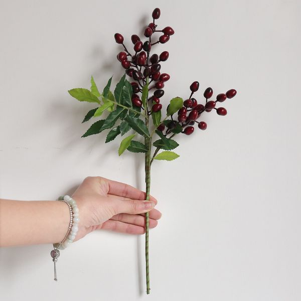 berry artificial plant silk flower simulation room wedding office room decor
berry artificial plant silk flower simulation room wedding office room decor