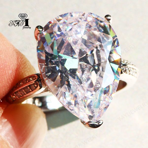 yayi jewelry princess cut 7.6ct white zircon silver filled engagement rings wedding heart rings valentine's day girls ring 042, Slivery;golden
yayi jewelry princess cut 7.6ct white zircon silver filled engagement rings wedding heart rings valentine's day girls ring 042, Slivery;golden