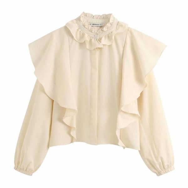 2020 women agaric lace ruffled collar solid color casual smock blouse shirt women cascading ruffle chemise femininas ls6360, White
2020 women agaric lace ruffled collar solid color casual smock blouse shirt women cascading ruffle chemise femininas ls6360, White