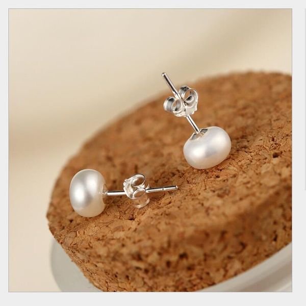 925 sterling silver fashion classic natural pearl small round earrings for women girls oorbellen kids christmas gift earrings, Golden;silver
925 sterling silver fashion classic natural pearl small round earrings for women girls oorbellen kids christmas gift earrings, Golden;silver