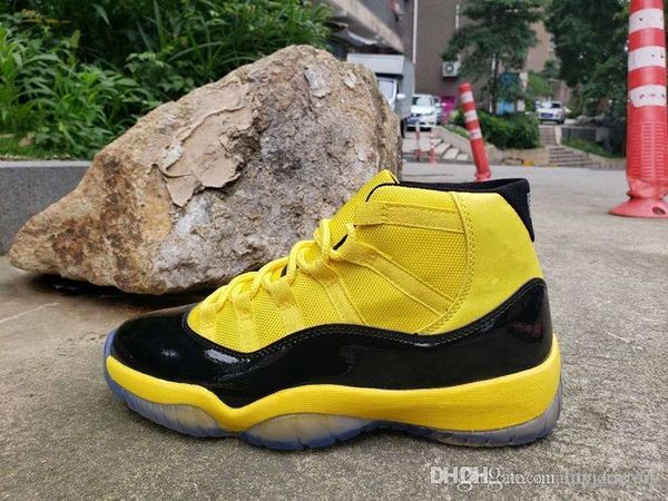 2019 new 11 bumblebee high men basketball shoes 11s sneakers sports outdoor trainers for men size 7-13, White;red
2019 new 11 bumblebee high men basketball shoes 11s sneakers sports outdoor trainers for men size 7-13, White;red