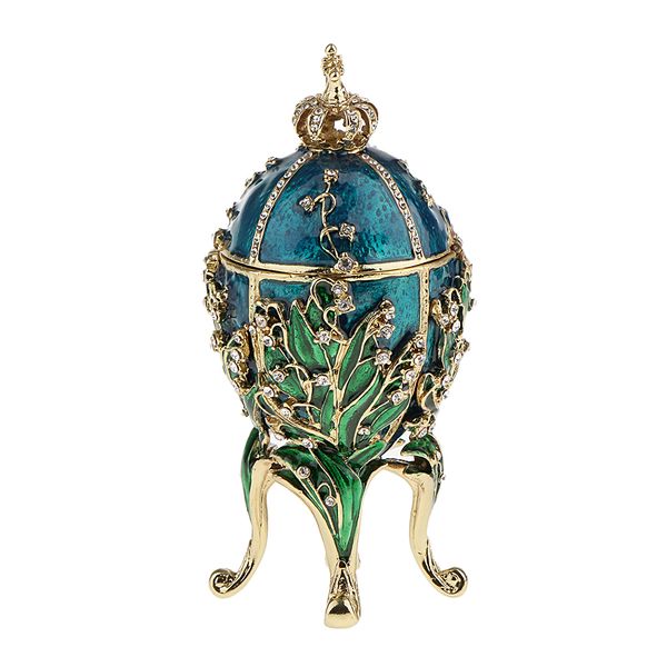 blue enamel rhinestone flower carving easter egg jewelry storage box holder, Black;white
blue enamel rhinestone flower carving easter egg jewelry storage box holder, Black;white