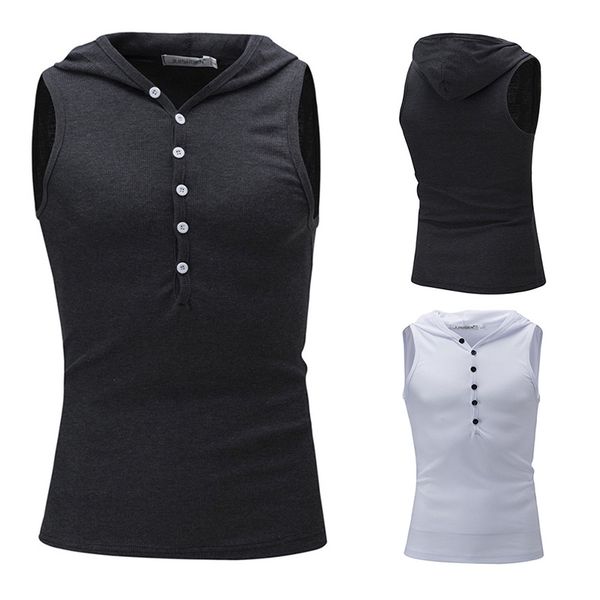 new men hooded gym tank fitness sleeveless shirt sports vests muscle, White;black
new men hooded gym tank fitness sleeveless shirt sports vests muscle, White;black