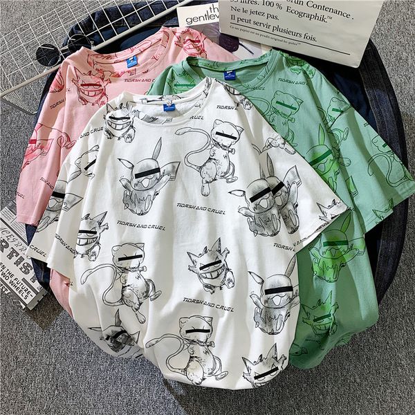 women's t-shirt summer women high street loose tshirt large size short sleeve tee shirts fashion creative cartoon print harajuku, White
women's t-shirt summer women high street loose tshirt large size short sleeve tee shirts fashion creative cartoon print harajuku, White