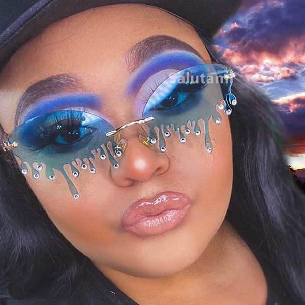 chic rimless candy color crystal tears sunglasses for women new luxury rhinestone tassel party shades men red green sun glasses fgobd
chic rimless candy color crystal tears sunglasses for women new luxury rhinestone tassel party shades men red green sun glasses fgobd
