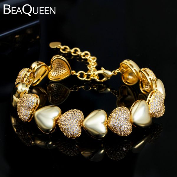 beaqueen любовь форме сердца браслеты для женщин micro асфальтовая цирконий золото цвет adjusatble boho браслет партии ювелирных изделий b19, Black
beaqueen любовь форме сердца браслеты для женщин micro асфальтовая цирконий золото цвет adjusatble boho браслет партии ювелирных изделий b19, Black