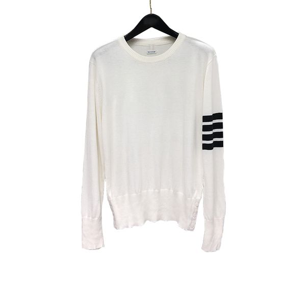 2020 fashion tb brand sweaters men slim fit o-neck pullovers clothing striped wool cotton white winter casual coat ins, White;black
2020 fashion tb brand sweaters men slim fit o-neck pullovers clothing striped wool cotton white winter casual coat ins, White;black