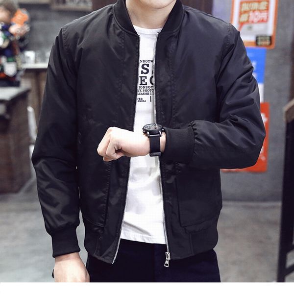 2019 men casual baseball jacket spring fashion slim fit men jacket thin jackets brand casual coat, Black;brown
2019 men casual baseball jacket spring fashion slim fit men jacket thin jackets brand casual coat, Black;brown