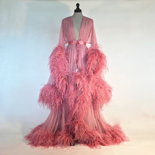 pink womens robe feather nightgown bathrobe sleepwear bridal robe with belt v neck party gifts bridesmaid dress, White;pink
pink womens robe feather nightgown bathrobe sleepwear bridal robe with belt v neck party gifts bridesmaid dress, White;pink