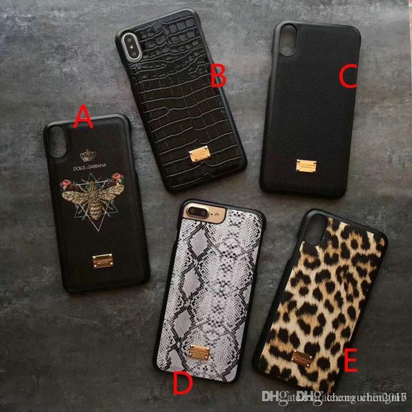 

бренд змеиная кожа leopard телефон чехол для iphone Xs max Xr X 7 7plus 8 8plus 6 6Plus жесткий задняя к