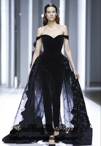 2020 gorgeous плеча черный комбинезон вечерние платья из бисера appliqued тюль velvet red carpet платья официально платье партии, Black;red
2020 gorgeous плеча черный комбинезон вечерние платья из бисера appliqued тюль velvet red carpet платья официально платье партии, Black;red