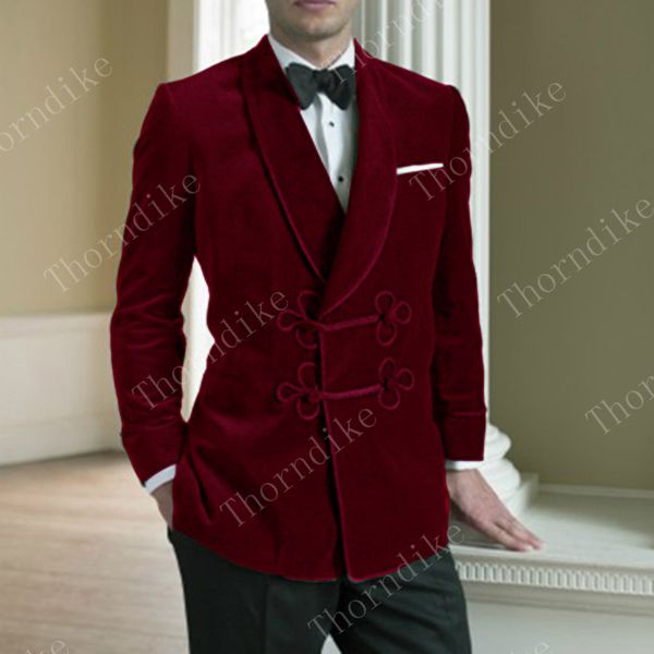 2018 burgundy velvet suit smoking tuxedos men classic suit slim fit wedding party prom dress shawl lapel blazer jacket and pants, White;black
2018 burgundy velvet suit smoking tuxedos men classic suit slim fit wedding party prom dress shawl lapel blazer jacket and pants, White;black