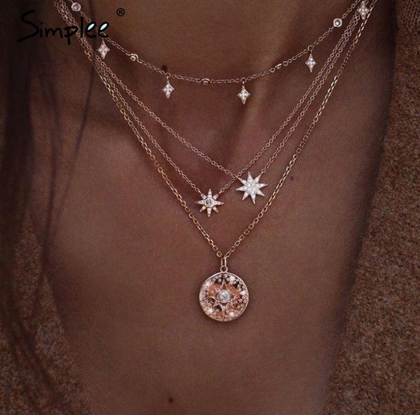 simplee pendant necklace golden chain necklace women fashion jewelry long streetwear party charm women accessories, Silver
simplee pendant necklace golden chain necklace women fashion jewelry long streetwear party charm women accessories, Silver