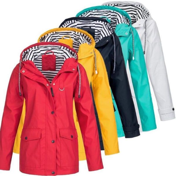 women's trench coats outdoor climbing women solid color long sleeve hooded rain jacket windbreaker, Tan;black
women's trench coats outdoor climbing women solid color long sleeve hooded rain jacket windbreaker, Tan;black