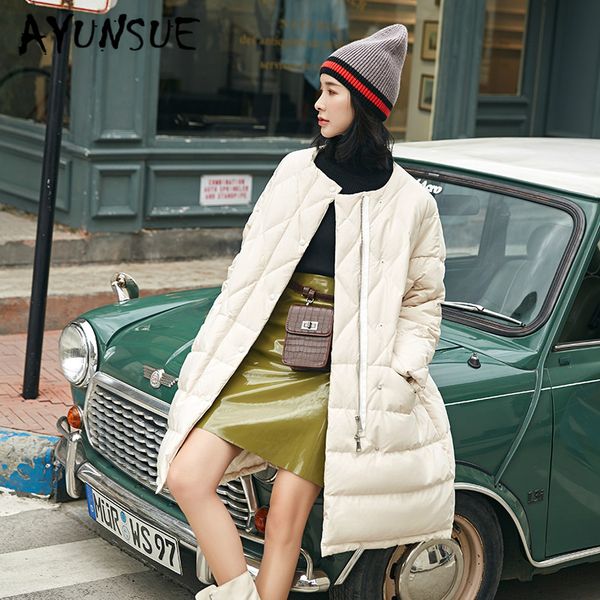 ayunsue 90% white duck down jacket women parka oversized winter coat women down coat puffer jacket chaqueta mujer 1803-1 yy1412, Black
ayunsue 90% white duck down jacket women parka oversized winter coat women down coat puffer jacket chaqueta mujer 1803-1 yy1412, Black