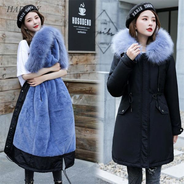 hapedy -30 degrees snow wear long parkas winter jacket women fur hooded clothing female fur lining thick winter coat women, Black
hapedy -30 degrees snow wear long parkas winter jacket women fur hooded clothing female fur lining thick winter coat women, Black