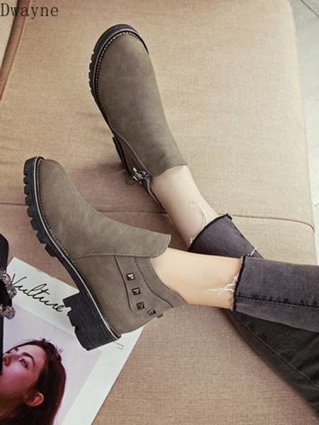 boots british wind women's boots student trend korean version of the wild plus velvet comfortable women's, Black
boots british wind women's boots student trend korean version of the wild plus velvet comfortable women's, Black
