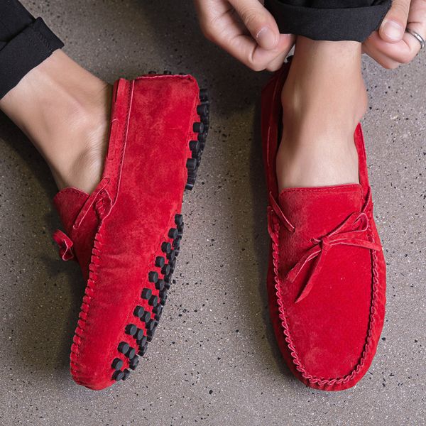 suede leather shoes men flats new man casual slip on shoes men loafers moccasin mens driving, Black
suede leather shoes men flats new man casual slip on shoes men loafers moccasin mens driving, Black