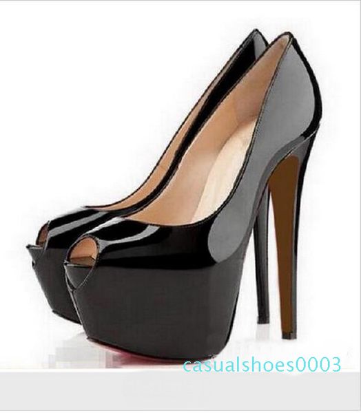 box+dust bag fashion bottom high heels peep-toe platform red sole shoes women pumps 16cm high-heeled party shoes size 34-45 c03, Black
box+dust bag fashion bottom high heels peep-toe platform red sole shoes women pumps 16cm high-heeled party shoes size 34-45 c03, Black