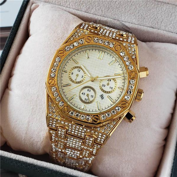 multicolor роскошные мужские часы дизайнера часы алмазный iced out часы керамический корпус из нержавеющей стали кварцевые наручные часы кал, Slivery;brown
multicolor роскошные мужские часы дизайнера часы алмазный iced out часы керамический корпус из нержавеющей стали кварцевые наручные часы кал, Slivery;brown