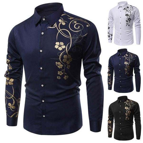cotton spandex turn down collar men bauhinia print buttons turn down collar long sleeve shirt slim shirt men, White;black
cotton spandex turn down collar men bauhinia print buttons turn down collar long sleeve shirt slim shirt men, White;black