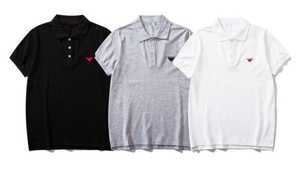 2020/pla short-sleeved classic letter embroidery breathable polo shirt men women couples mesh cotton short-sleeved tee, White;black
2020/pla short-sleeved classic letter embroidery breathable polo shirt men women couples mesh cotton short-sleeved tee, White;black