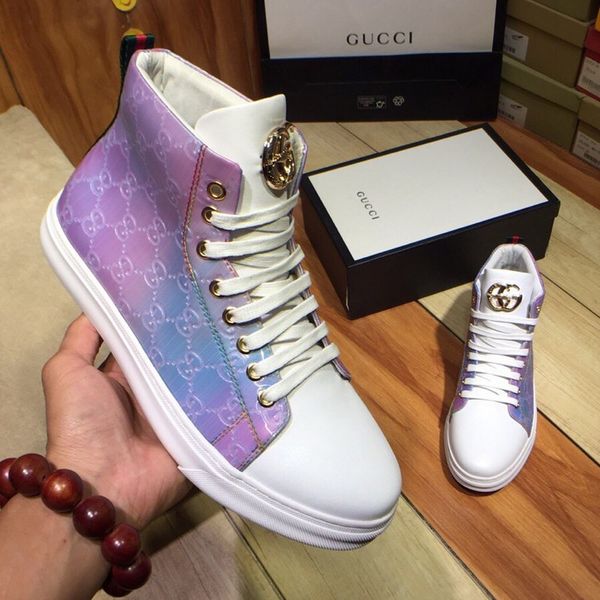 fashion luxury leather designers shoes high- lace lightweight casual sock shoes mens flat mid calf sneaker boots, Black
fashion luxury leather designers shoes high- lace lightweight casual sock shoes mens flat mid calf sneaker boots, Black