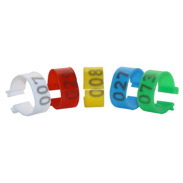 100 pcs inner diameter 2.0cm plastic open type buckle chicken duck goose 5 colors digital foot ring poultry farming equipment
100 pcs inner diameter 2.0cm plastic open type buckle chicken duck goose 5 colors digital foot ring poultry farming equipment