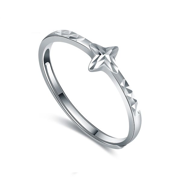 new trendy star carve platinum white real solid genuine gold pt950 rings bands for women female fancy upscale jewelry party gift, Golden;silver
new trendy star carve platinum white real solid genuine gold pt950 rings bands for women female fancy upscale jewelry party gift, Golden;silver