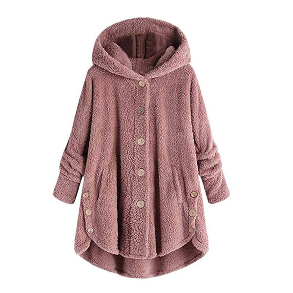 2019 faux fur long sleeve thickened loose cardigan winter women slim fit button hoodie coat plus size 5xl warm jacket outwear, Black
2019 faux fur long sleeve thickened loose cardigan winter women slim fit button hoodie coat plus size 5xl warm jacket outwear, Black