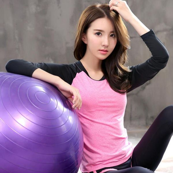 quick dry black running training shirt loose vest long sleeve yoga shirt women tank fitness gym jersey, White;red
quick dry black running training shirt loose vest long sleeve yoga shirt women tank fitness gym jersey, White;red