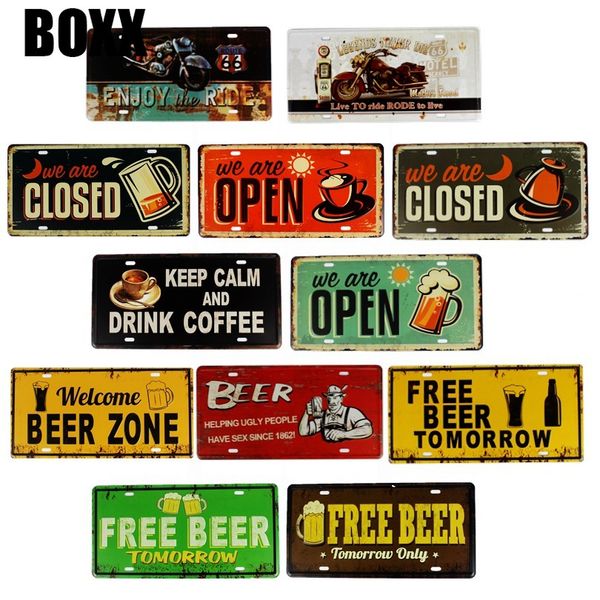 beer tin metal signs license plate vintage plaque painting old car garage pub cafe restaurant shop wall decor 30x15cm
beer tin metal signs license plate vintage plaque painting old car garage pub cafe restaurant shop wall decor 30x15cm