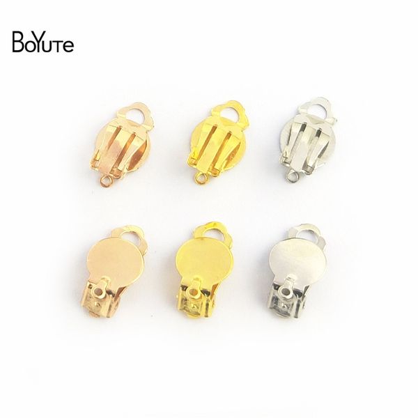 boyute 100pcs 5 colors metal iron no pierced ear clip with 10mm blank base diy earrings jewelry parts accessories, Silver
boyute 100pcs 5 colors metal iron no pierced ear clip with 10mm blank base diy earrings jewelry parts accessories, Silver
