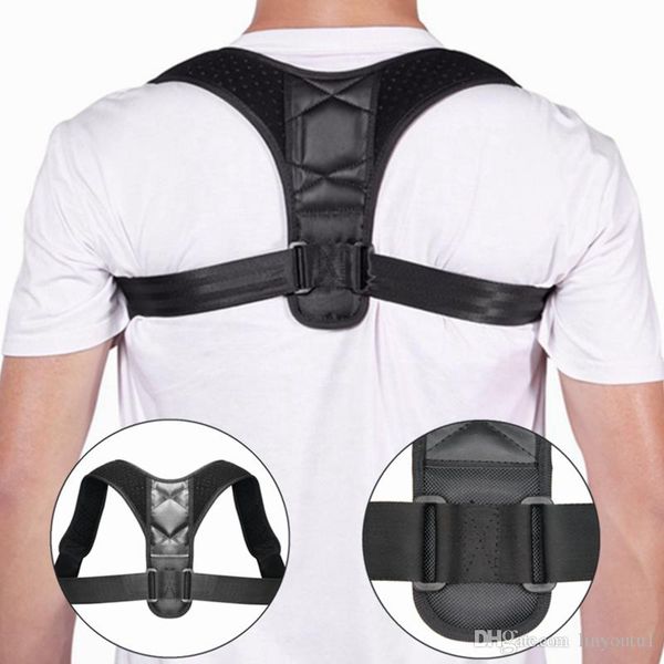 back shoulder posture correction spine posture corrector breathable material humpback back pain relief brace, Black;brown 
back shoulder posture correction spine posture corrector breathable material humpback back pain relief brace, Black;brown