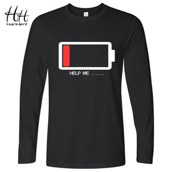 Hanhent Men T -Shirt Funny Help Me Energy Low T Shirts Male Battery Long Sleeve O -Neck Loose Tshirt Basic Brand Clothing Man
Hanhent Men T -Shirt Funny Help Me Energy Low T Shirts Male Battery Long Sleeve O -Neck Loose Tshirt Basic Brand Clothing Man
