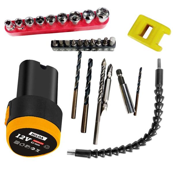 12v electric drilling machine hand drill excellent plastic shell cordless household power tool rated speed 0-700 rpm
12v electric drilling machine hand drill excellent plastic shell cordless household power tool rated speed 0-700 rpm