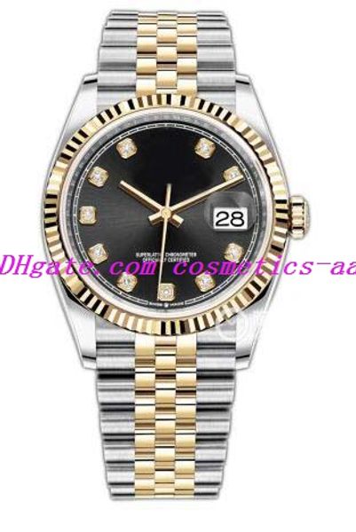 luxury watch 3 style new 36mm 126233 two-tone champagne diamond fluted bezel automatic fashion men's watch wristwatch, Slivery;brown
luxury watch 3 style new 36mm 126233 two-tone champagne diamond fluted bezel automatic fashion men's watch wristwatch, Slivery;brown