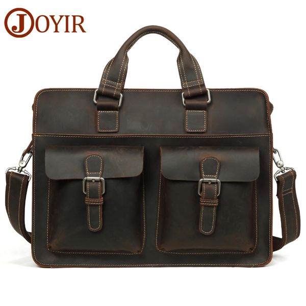 joyir men's briefcase vintage crazy horse leather lapbag business bag genuine leather briefcase men shoulder handbag new
joyir men's briefcase vintage crazy horse leather lapbag business bag genuine leather briefcase men shoulder handbag new