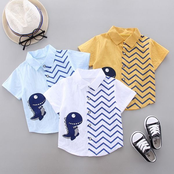 wear boy's children's clothing 2020 boy's shirt children's short sleeve thin cartoon shirt fashion, White;black
wear boy's children's clothing 2020 boy's shirt children's short sleeve thin cartoon shirt fashion, White;black