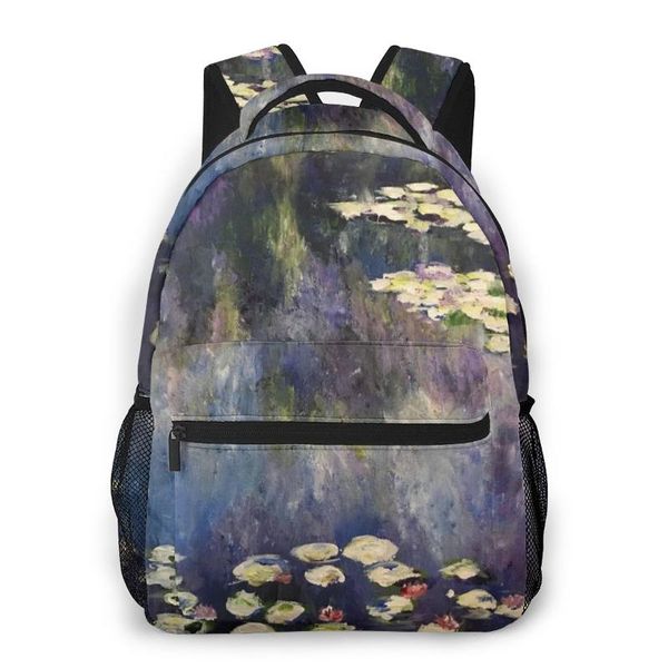 2020 backpack women backpack fashion shoulder bag water lilies school bag for teenage girl children backpacks travel 
2020 backpack women backpack fashion shoulder bag water lilies school bag for teenage girl children backpacks travel