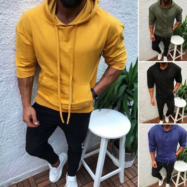 spring autumn men's slim fit sporting hoodie casual long sleeve hooded jacket pullover jumpers tracksuit, Black
spring autumn men's slim fit sporting hoodie casual long sleeve hooded jacket pullover jumpers tracksuit, Black