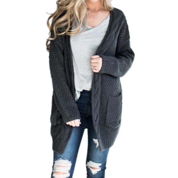 2019 new arrival sweater woman in the long section cardigan ladies trendy coarse knitted european open front loose casual kimono, White
2019 new arrival sweater woman in the long section cardigan ladies trendy coarse knitted european open front loose casual kimono, White