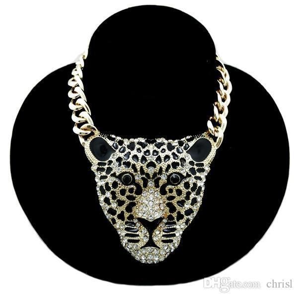 fashion women hiphop tiger necklace rhinestone head leopard necklaces pendants vintage retro long necklace exaggeration jewelry, Silver
fashion women hiphop tiger necklace rhinestone head leopard necklaces pendants vintage retro long necklace exaggeration jewelry, Silver