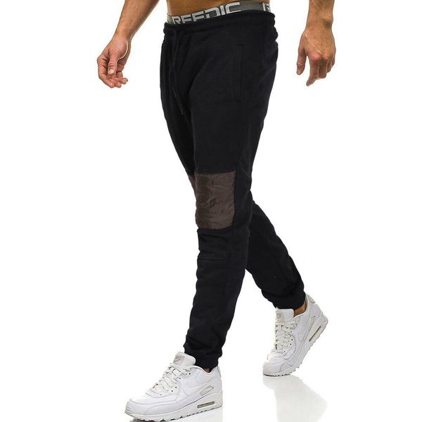 2019 new brand cotton solid patchwork men long casual sport pants slim fit trousers sweatpants, Black
2019 new brand cotton solid patchwork men long casual sport pants slim fit trousers sweatpants, Black
