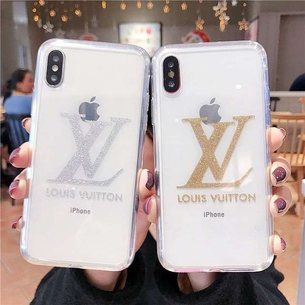 Glitter Gold Silver Designer Luxury Phone Case for iphone X XS XR Xs max 6 6plus 7 7plus 8 8plus Glass TPU Back Cover Case
Glitter Gold Silver Designer Luxury Phone Case for iphone X XS XR Xs max 6 6plus 7 7plus 8 8plus Glass TPU Back Cover Case