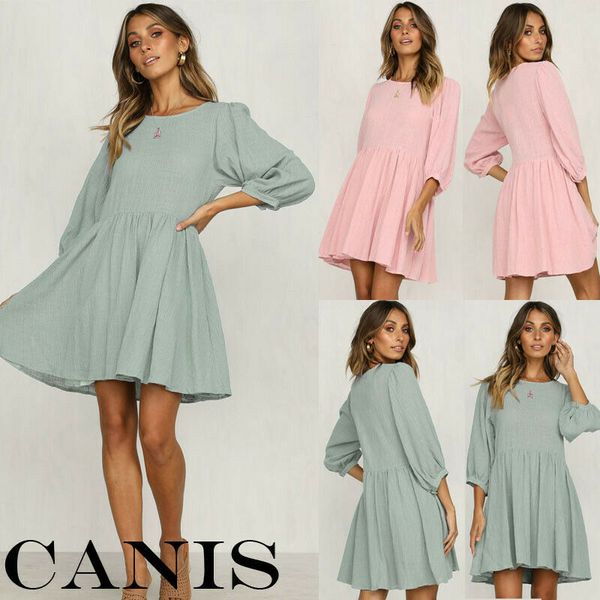 hirigin brand fall 2019 new arrival vestidos harajuku womens holiday casual mini dress ladies summer beach swing sun dresses, Black;gray
hirigin brand fall 2019 new arrival vestidos harajuku womens holiday casual mini dress ladies summer beach swing sun dresses, Black;gray