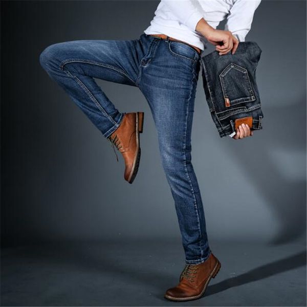 2018 autumn summer classic trousers denim pants male 2019 new men's fashion jeans business casual stretch slim jeans denim cotto, Blue
2018 autumn summer classic trousers denim pants male 2019 new men's fashion jeans business casual stretch slim jeans denim cotto, Blue